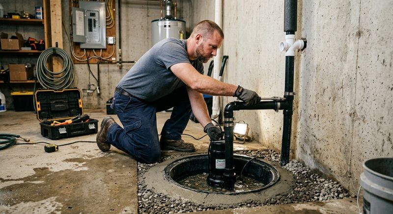 Basement Sump Pump Repair in Kansas City, MO