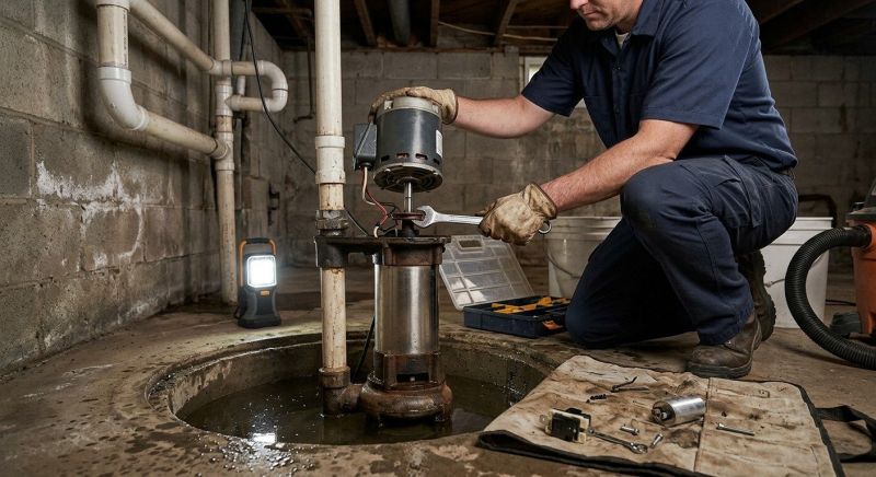 Sump Pump Repair in Warwick, RI