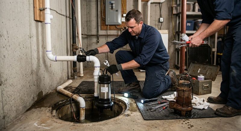 Sump Pump Replacement in Framingham, MA