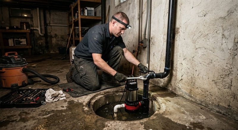 Basement Sump Pump Repair in Auburn, AL