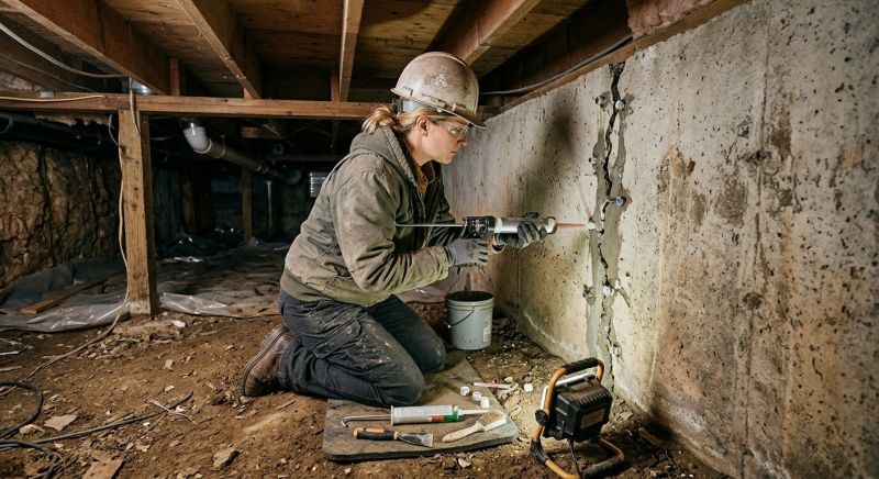 Building Foundation Repair in Greenville, SC
