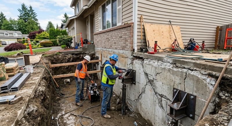 Concrete Foundation Repair in Greenville, SC