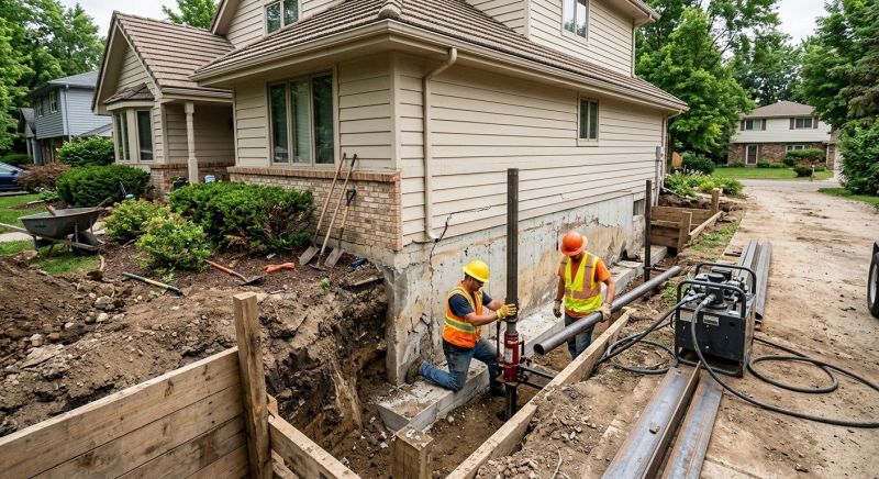 Slab Foundation Repair in Greenville, SC