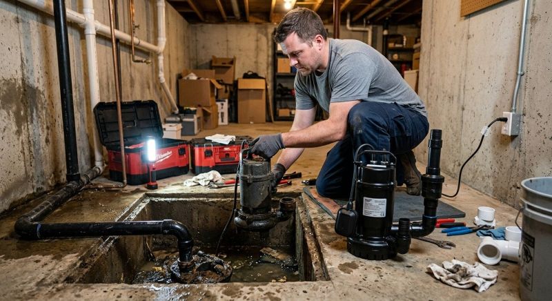 Sump Pump Replacement in Topeka, KS